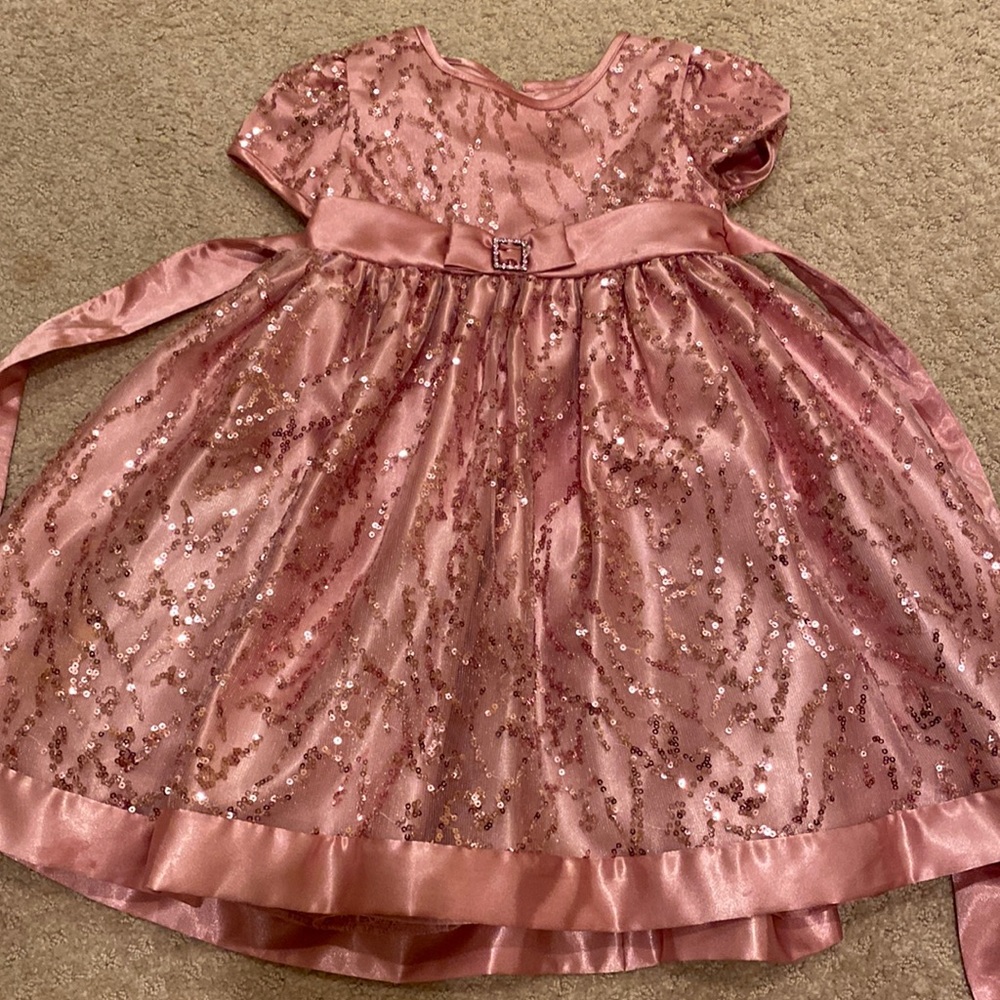 Pink sequence dress!